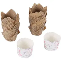 MaxPower 150 stks Cupcake Vormpjes Baking Cups Muffin Liners Vetvrij Papier Cupcake Vormpjes voor Bruiloft Verjaardagsfeestje