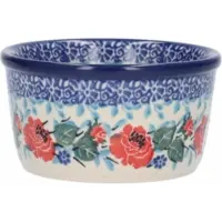 Bunzlau Castle Kom English Rose Ramekin 9 cm