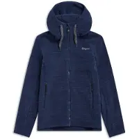 Bergans - Women's Hareid Fleece Hood Jacket - Fleecevest L, blauw