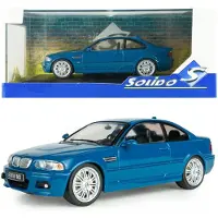 Solido BMW M3 coupe (E46) 2000 Blauw Modelauto 1/43