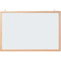 Franken Wit lakleienbord met houten frame, 60 x 40 cm