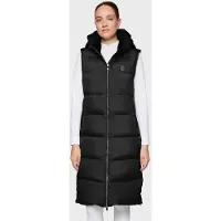 Samshield FW25 Elea Lange Gewatteerde Puffer met Kristaldetails - Zwart - L