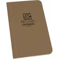 Rite in the rain Soft Cover Book 964T, 3 1/2" x 6", Tan, notitieboek