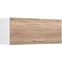 Vicco Hangkast R-Line, Sonoma/Wit, 100 cm Plat