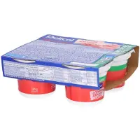 Delical Suikervrije Dessertcrème Aardbei 4x125 g Voeding