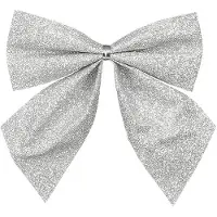 Mica Decorations Kerststrik | | 10 x 12 cm | 6 stuks (Zilver)