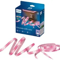 Philips Smart Lighting Led Strip - Lengte: 15m Rgb Gekleurd En Instelbaar Wit Licht Muzieksynchronisatie Werkt Met De WIZ App Wifi
