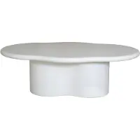 Giga Meubel Salontafel Jessie Organisch Off-White 120cm