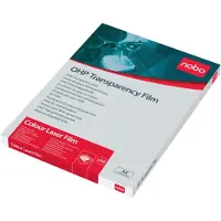 Nobo transparanten voor kleurenlaserprinters (50 bladen)