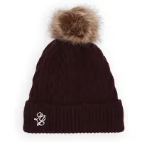 Liu Jo Dames Hoeden Serie Con Trecce - Hat - Bordeaux - Maat ONESIZE