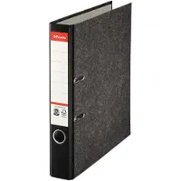 Esselte Essentials Ordner Smal A4 50 mm Zwart 2 Ringen 56997 Karton Wolkenmarmer Staand Gerecycled