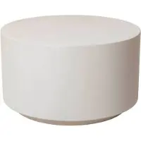Giga Meubel Salontafel Bergby - Rond Beige Eco Composiet - 60x60x35cm