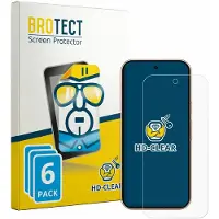 BROTECT - Screenprotector voor Google Pixel 11 Pro - Folie Beschermfolie transparant 6 Stuks