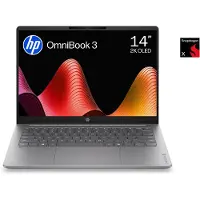 HP OmniBook 3 14-hz0714ndx Copilot+ Laptop - 14 Inch - Snapdragon X - 16GB RAM - 512GB SSD - QWERTY - 2K OLED - Studenten laptop