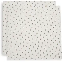 Jollein Hydrofiele Doek Large 115x115cm Mini Teddy Bear (2pack)
