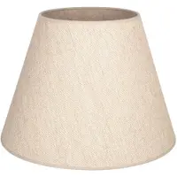 Duolla Kap Cone, beige, hoogte 30 cm, textiel Cone, crème / amber, Textiel / Stof / Zijde