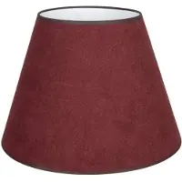 Duolla Kap Cone, donkerrood, hoogte 30 cm, textiel Cone, rood, Textiel / Stof / Zijde