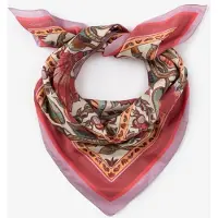 Sissy-Boy Rode sjaal met bloemenprint