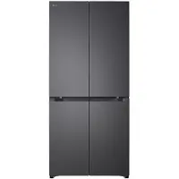 LG Gmbs30sdep - Amerikaanse Koelkast Breedte 83.5 Cm Hoogte 186 Nofrost Essence Black Steel