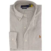 Ralph Lauren Overhemd grijs / wit