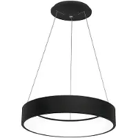 ROSSINI ILLUMINAZIONE Chopin LED-pendellamp, 60W, 3000K, 6580 lm, IP20, zwart – Rossini