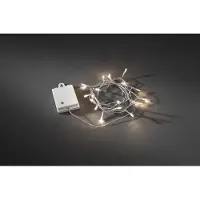 Konstsmide 3728-103 Micro-lichtketting Binnen/buiten werkt op batterijen Aantal lampen 80 LED Warmwit