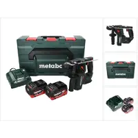 Metabo BH 18 LTX BL 16 accuboormachine 18 V 1,3 J SDS-plus Brushless + 2x accu 5,5 Ah + oplader + MetaBOX