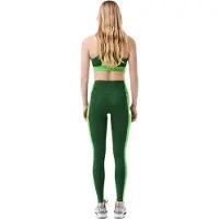 Lacoste Legging met kleurblokken voor dames (Groen)