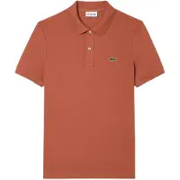 Lacoste Heren L.12.12 Pique Slim Poloshirt (Rood)