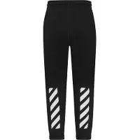 OFF-WHITE Kinder/Kinder Katoenen Pijl Joggers (Zwart)