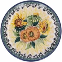 Bunzlau Castle Gebaksbordje Van Gogh Museum Sunflowers Unikat 12,3 cm