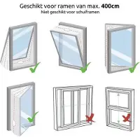 Exclusive by TW Raamafdichtingskit mobiele airco 4M - Airco