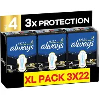 Always Maandverband Nacht Maat 4 66 stuks