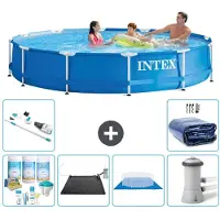 Intex Framezwembad, rond - 366x76 cm - 7-delig, model S20439