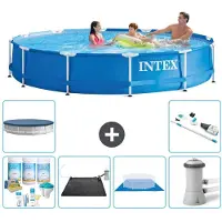 Intex Framezwembad, rond - 366x76 cm - 7-delig, model S20429