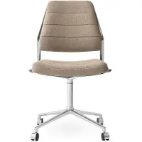 Vipp 454 Draaistoel Met Wieltjes - Bureaustoelen Tide - 45433C01