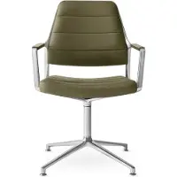 Vipp Bureaustoel Vipp455 Swivel Chair Bosco Leather / Glijdoppen