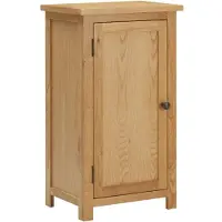 vidaXL Kast 45x32x85 cm massief eikenhout