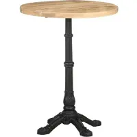 vidaXL Bistrotafel Ø 60x76 cm ruw mangohout