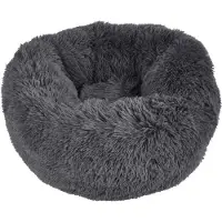 Dynamic24 Pluche hondenbed, 55 cm. Kattenbed, hondenmand, kussen voor honden, slaapplek voor honden en katten