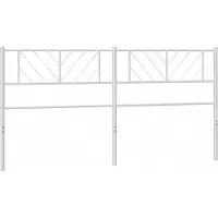 Super Merchant Vervangend hoofdbord 180 cm metaal wit