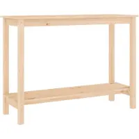 vidaXL Wandtafel 110x40x80 cm massief grenenhout