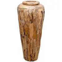 vidaXL Decoratievaas 40x80 cm massief teakhout