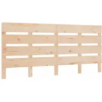vidaXL Hoofdbord 180x3x80 cm massief grenenhout