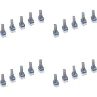 Tlily 20 stuks aan/uit-knop en volumeknop vervanging voor UV-888S UV-5R UV-82 Walkie Talkie