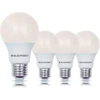 Blaupunkt LED-lamp, E27, A60, 1200 lumen, 12W, 2700K, 4 stuks