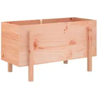 vidaXL Plantenbak verhoogd 101x50x57 cm massief douglashout