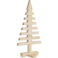 vidaXL Kerstdecoratie kerstboom 60 cm massief grenenhout