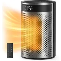 Dreo Verwarmingstoestel - Hyperkeramisch - 1500 W - - Atom 416 - Kolommodel - Zwart