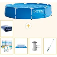 Intex Framezwembad, rond - 366x76 cm - 6-delig, model S20443